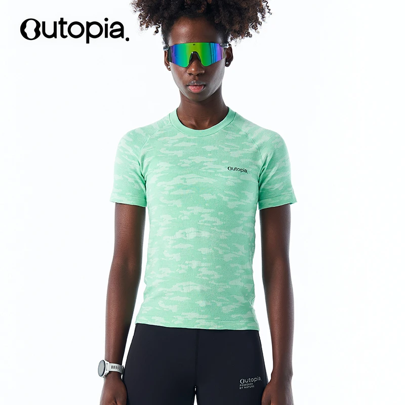 Outopia Fibo Camo绵羊毛女士短袖*LincSpun® *ZQ认证