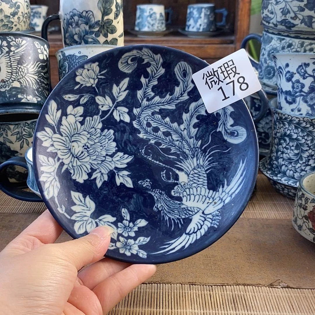 手工手绘青花高温陶瓷