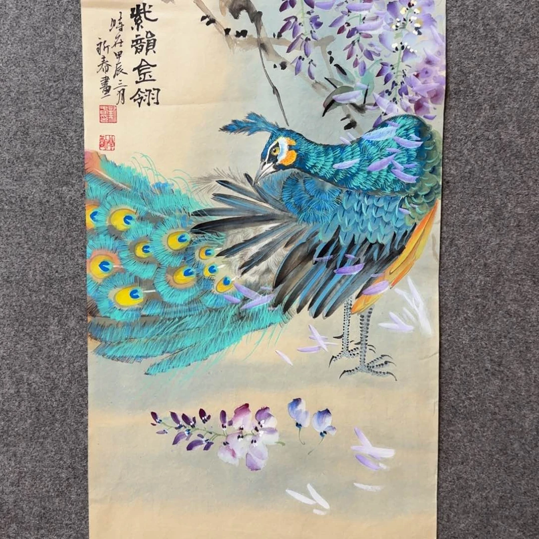 国画吴新春老师手绘作品