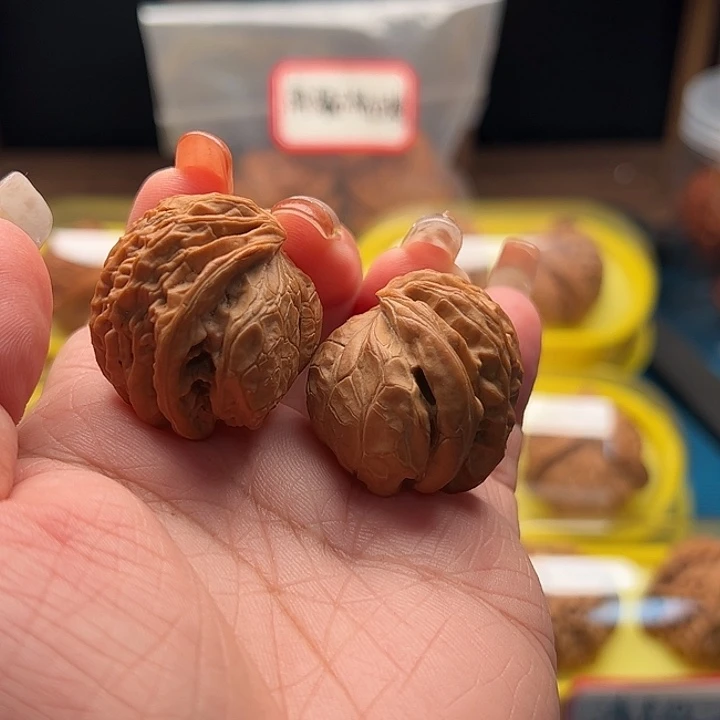 景***元吊坠文玩核桃蛇头宫灯 全品