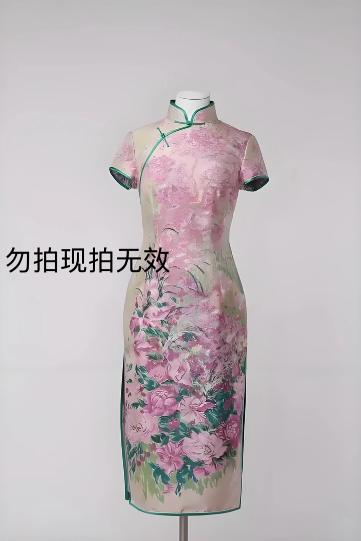 新中式旗袍改良款复古夏季