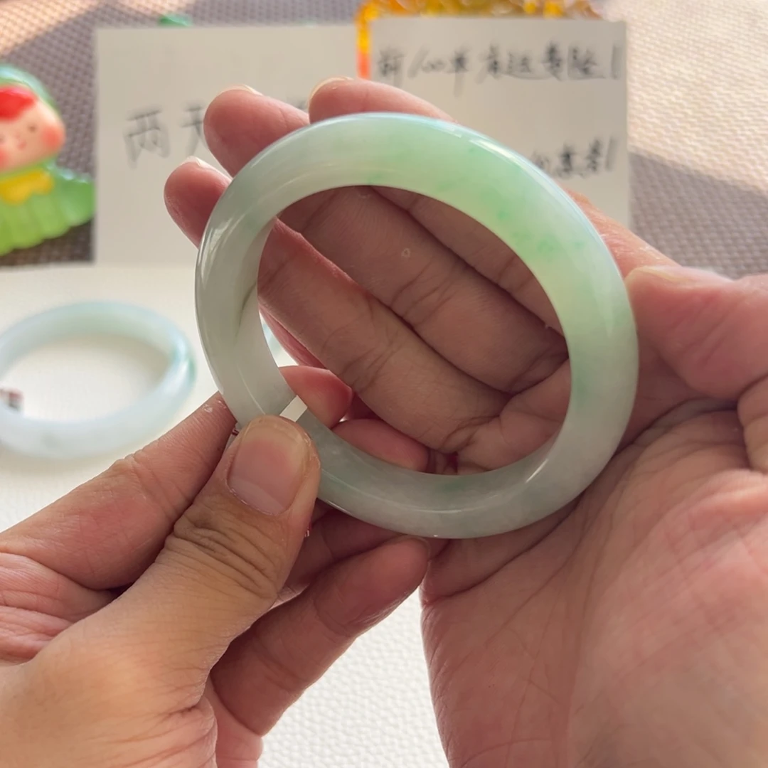 翡翠未镶嵌手镯3号 57.7