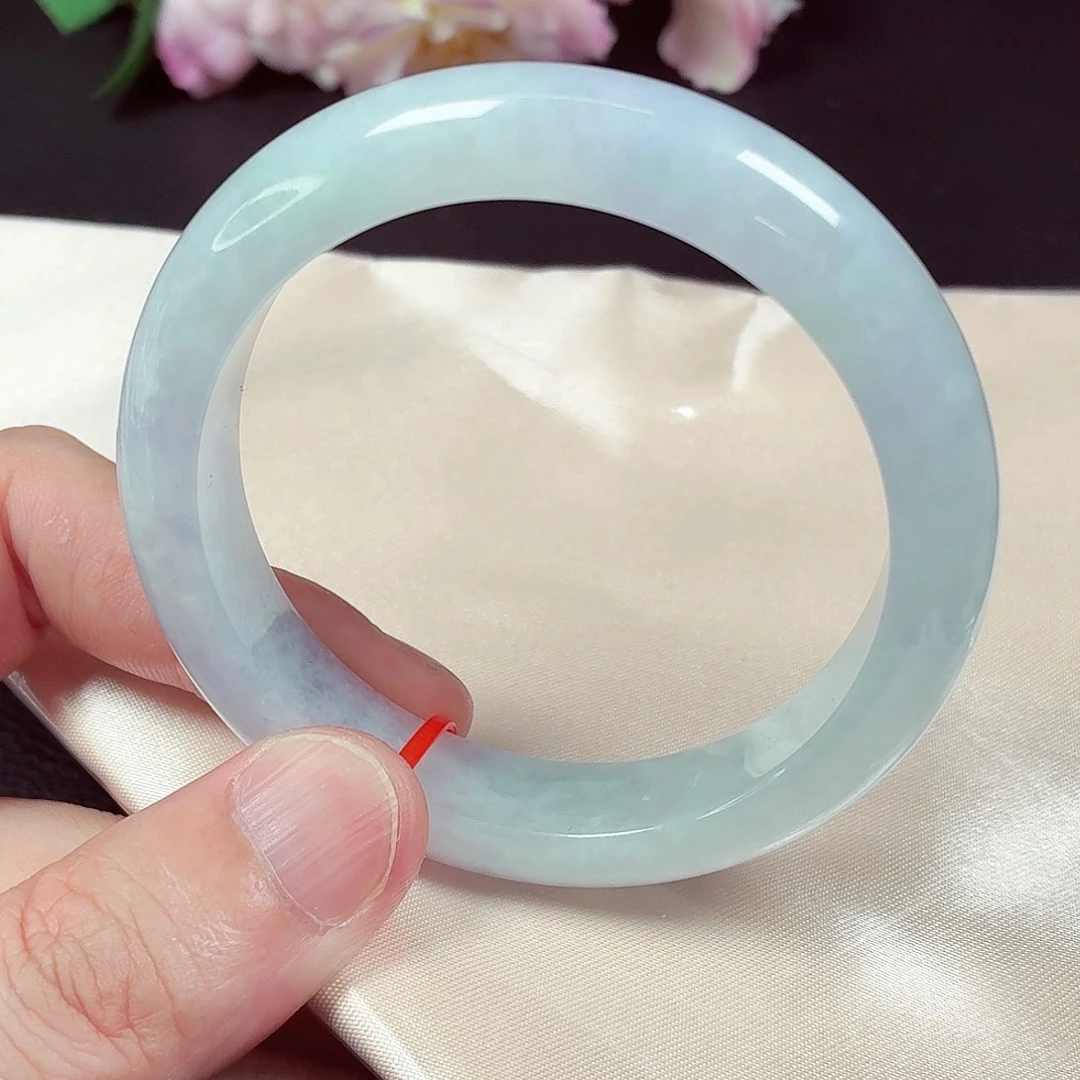 翡翠未镶嵌手镯56.8圈