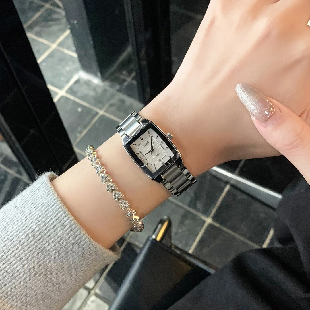 F*Labaoli拉宝丽*...518*日历方表時尚氣質腕表*女士防水手表女款