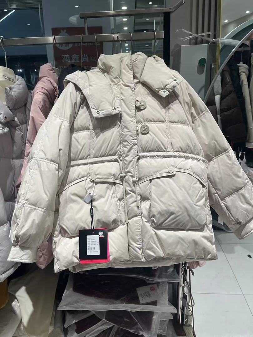 【牛哥严选】冬季长款加厚宽松时尚百搭厚外套韩版保暖8822