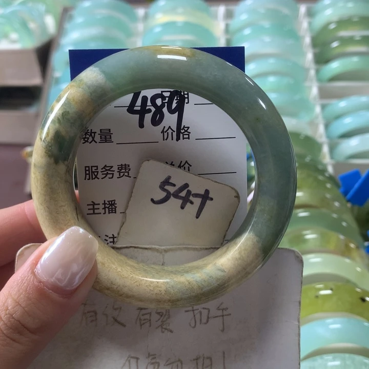 未镶嵌蛇纹石玉手镯489