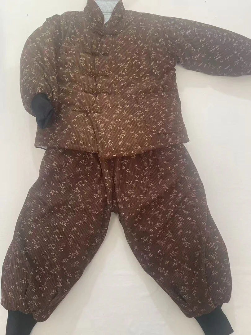 儿童棉衣加绒加厚冬季保暖棉花衣女童男童国风冬款印花花色碎花