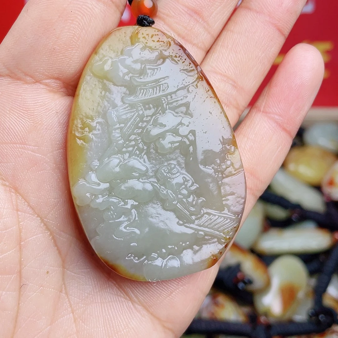 和田玉颈饰未镶嵌