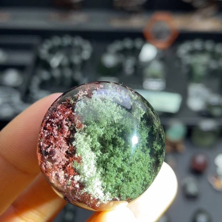 吊坠(不含链)水晶未镶嵌红绿单珠定制