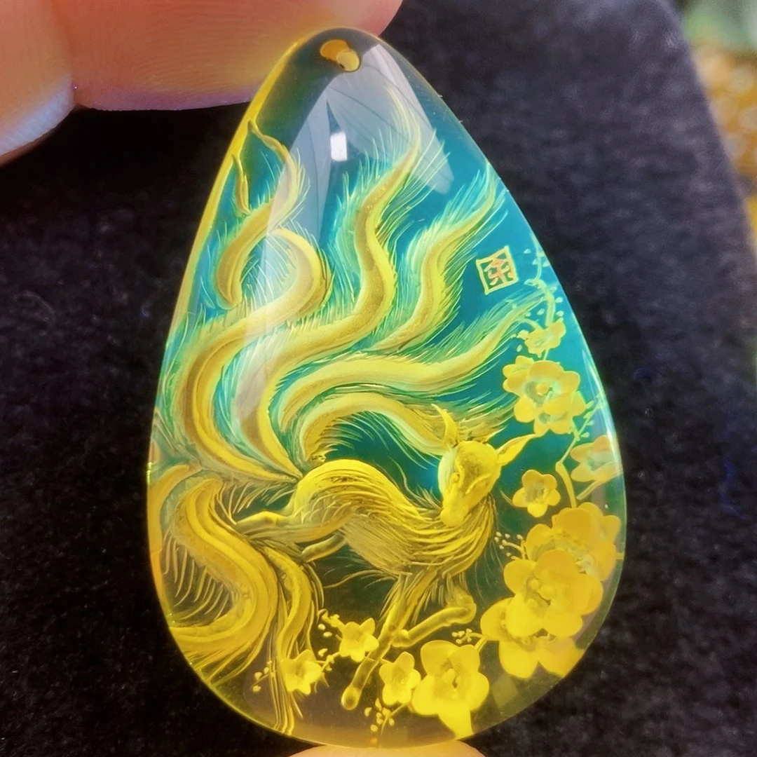 【闪购商品】金珀吊坠(不含链)未镶嵌