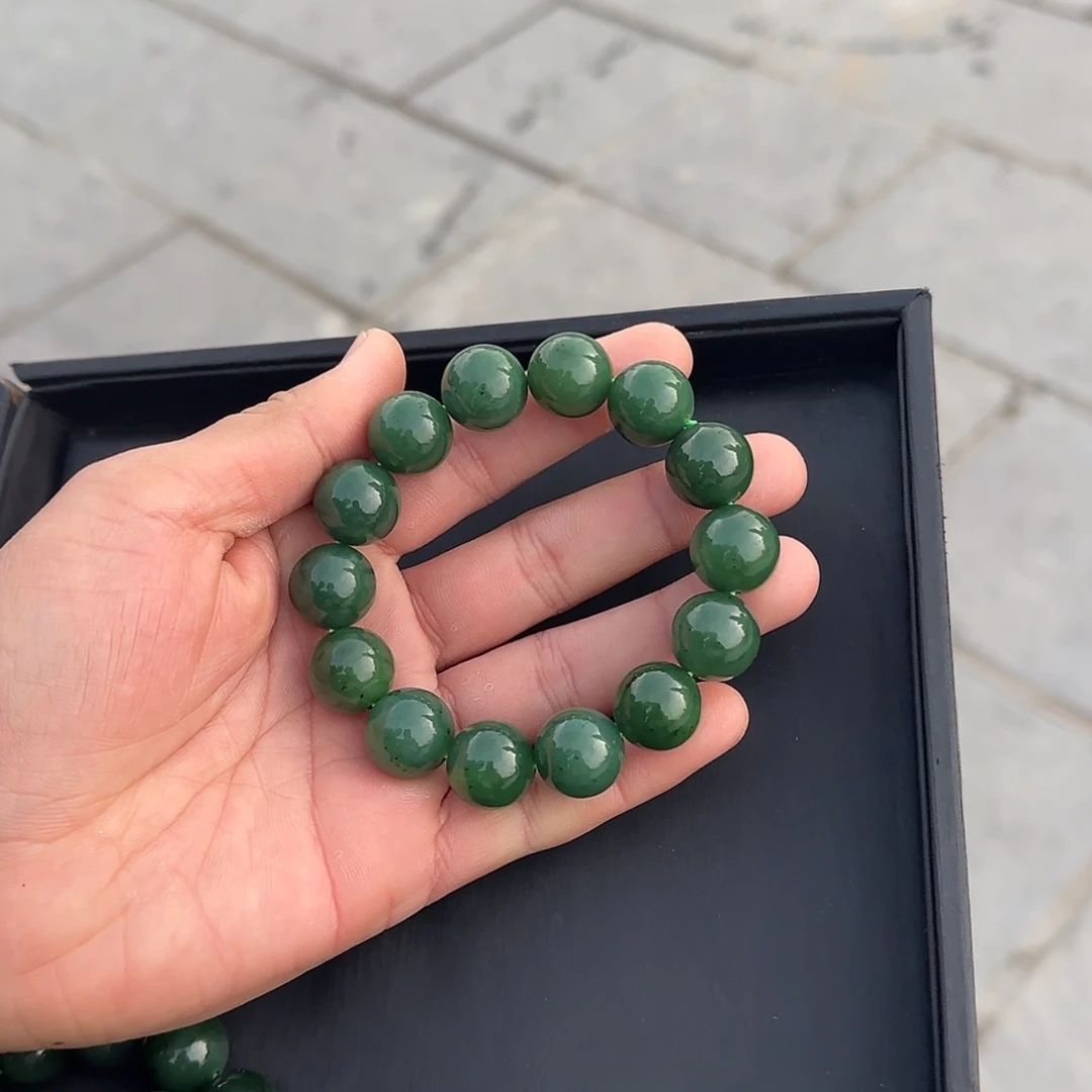 【闪购商品】和田玉手串未镶嵌碧玉手串