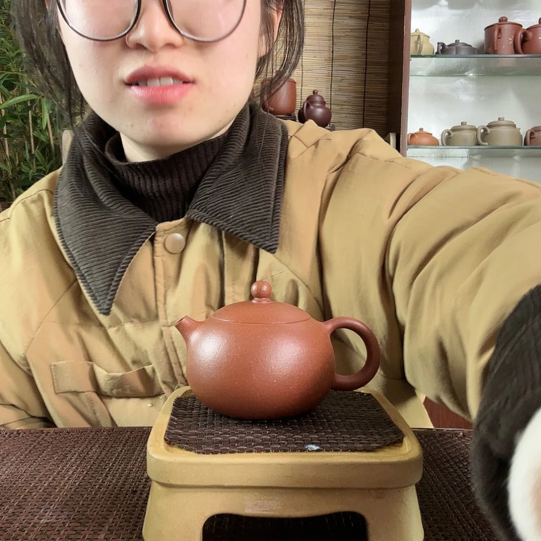 紫砂茶杯狗****e原矿红降坡西施壶微瑕没礼盒3333