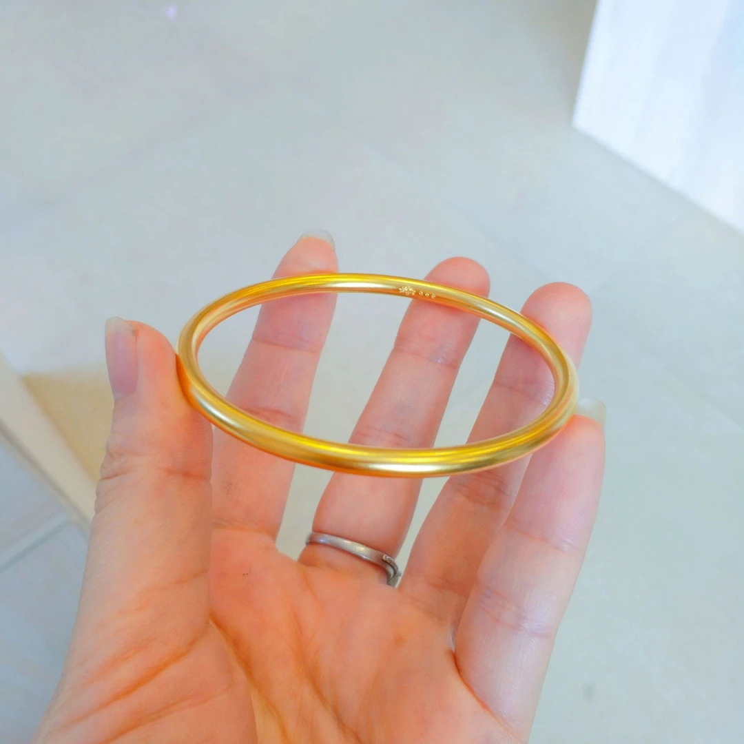 铜合金手镯 4mm 高定款精品古法传承手镯经典百搭新中式国潮风