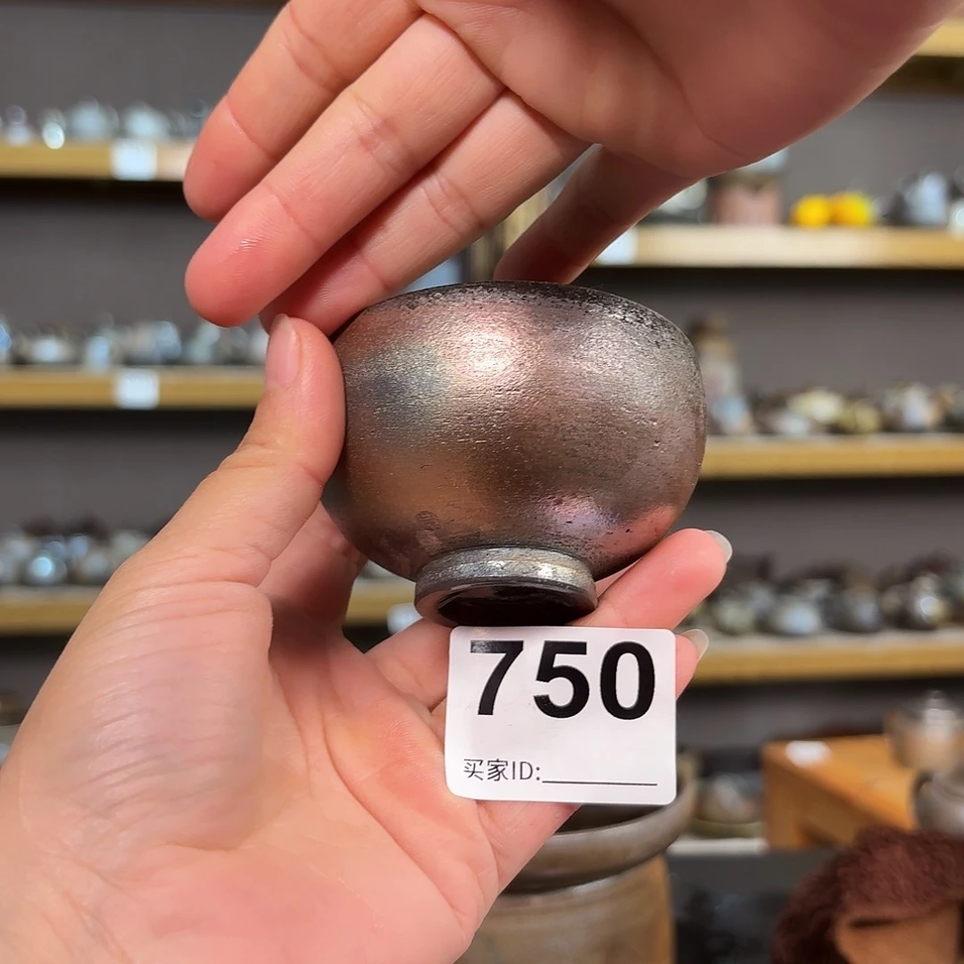 坭兴陶柴烧全手工原矿泥料杯