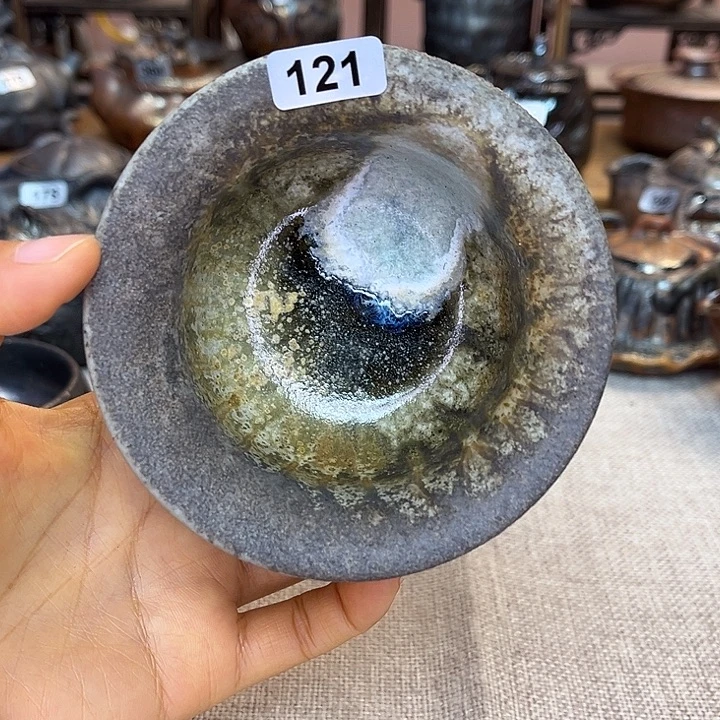 裸柴烧陶瓷手工茶器