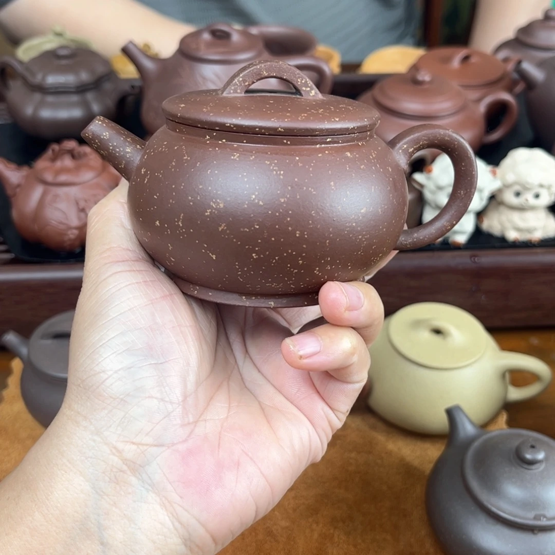 蟹***钱茶壶紫砂紫砂壶茶具