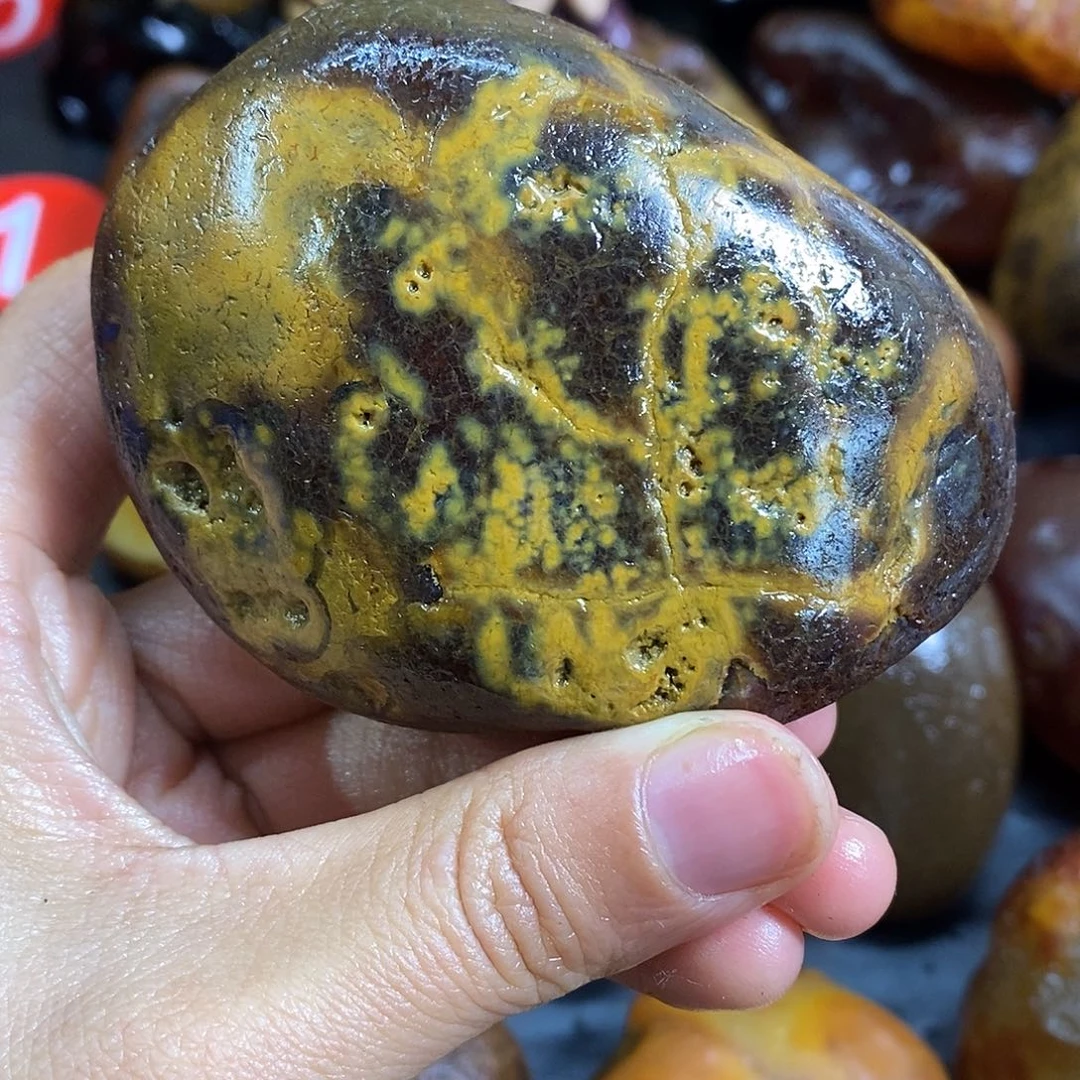 玛瑙/玉髓未镶嵌手把件