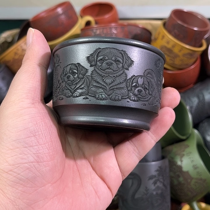 茶杯紫砂全手工紫砂主人杯