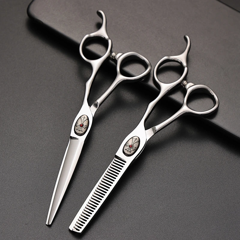 理发师专用美发剪刀打薄剪碎发理发剪无痕常规牙剪剪男发女发C款