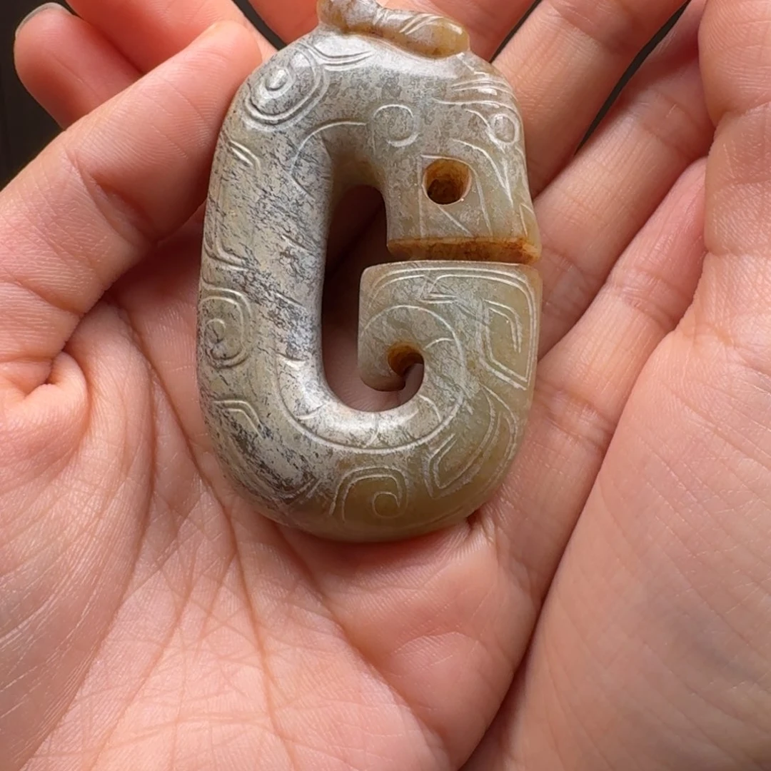 和田玉挂件未镶嵌清*