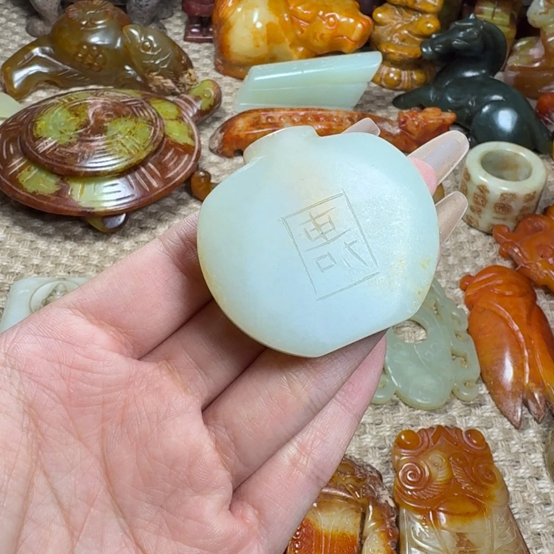 北***9吊坠白玉菩提挂件