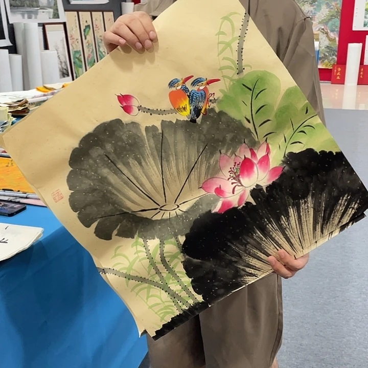 国画今天早上起来发现