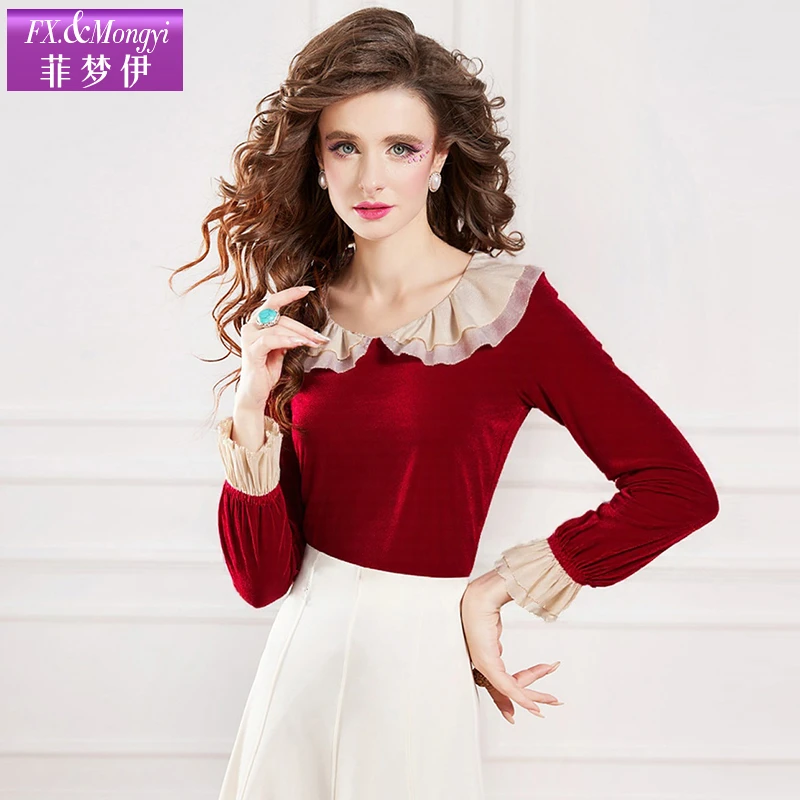 菲梦伊新款时尚衬衫上衣FXCC992