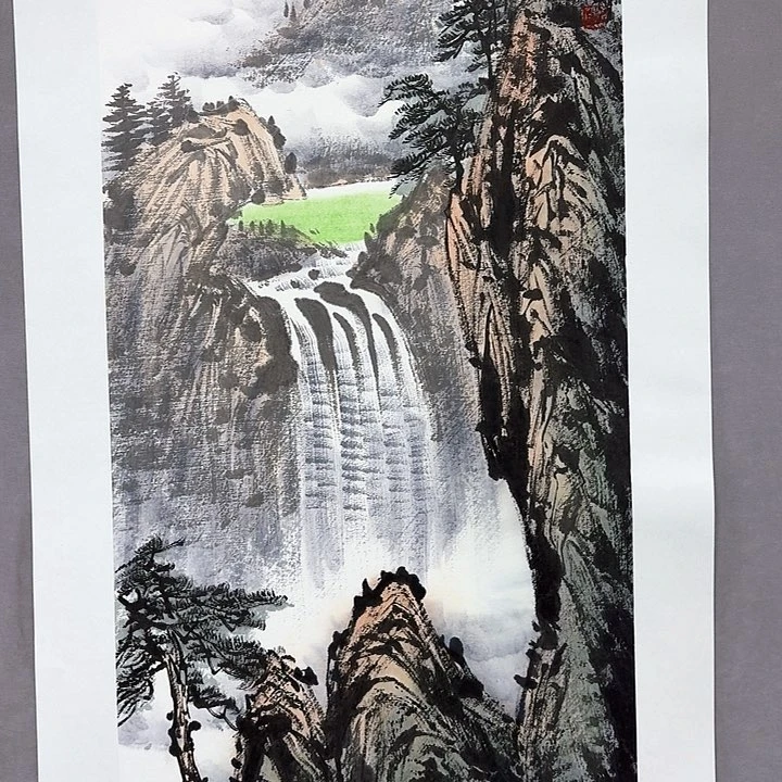 国画亲笔手绘放心去藏