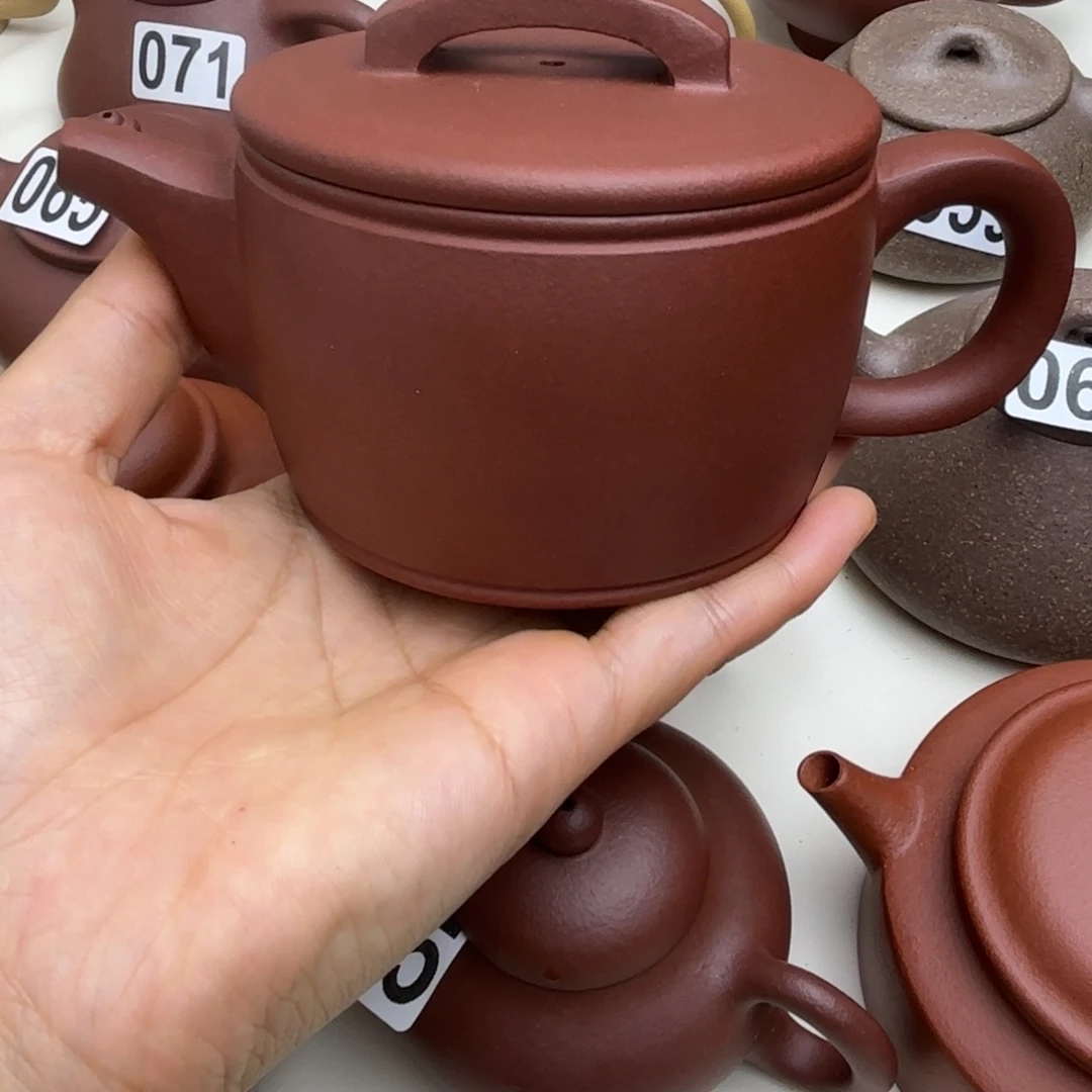紫砂茶壶紫泥汉瓦200cc瑕疵
