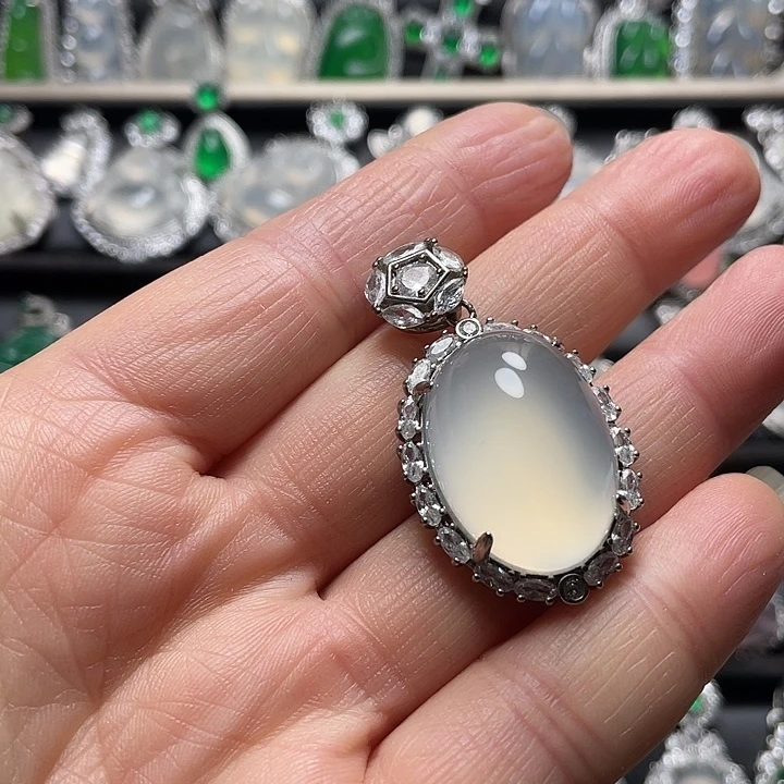 玛瑙/玉髓合金挂件