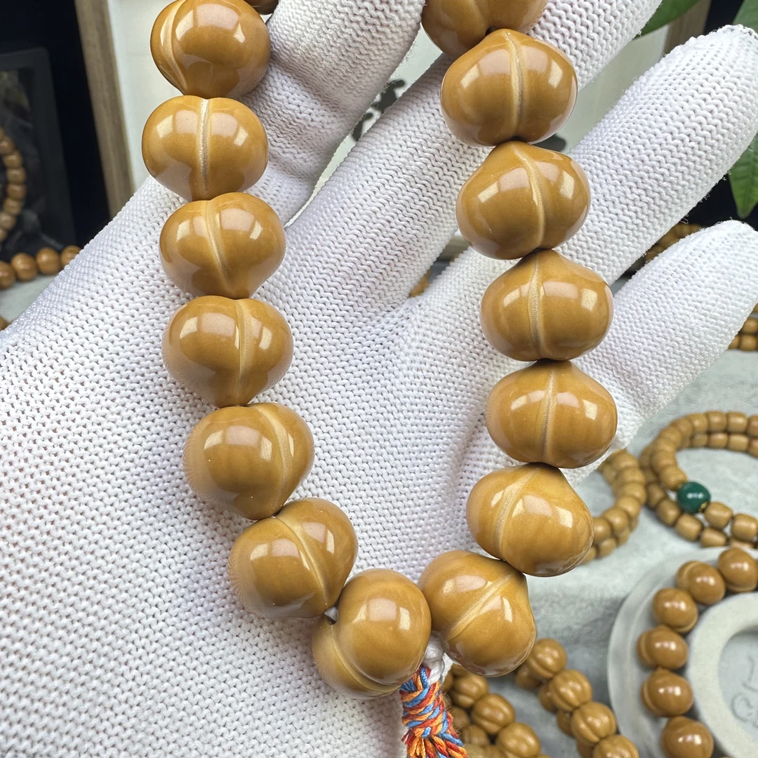 【古艺轩】柯基屁桃猴头全品屁桃手串