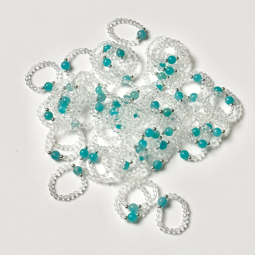 GT0001天河石戒指（天然珠宝多样性发其一）