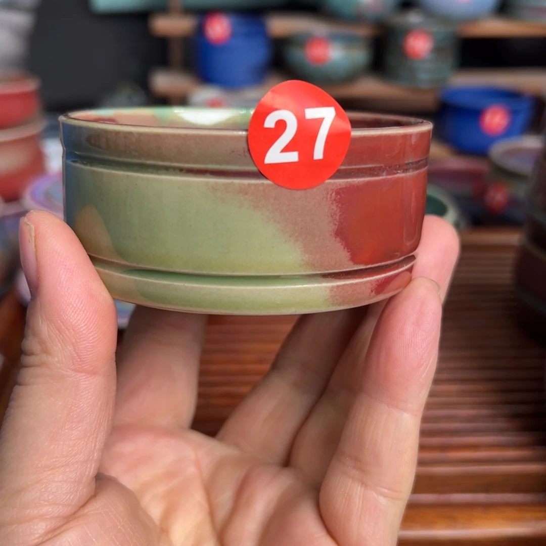 手工制作钧窑茶器