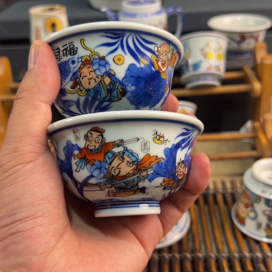 快***倍景德镇手工手绘陶瓷