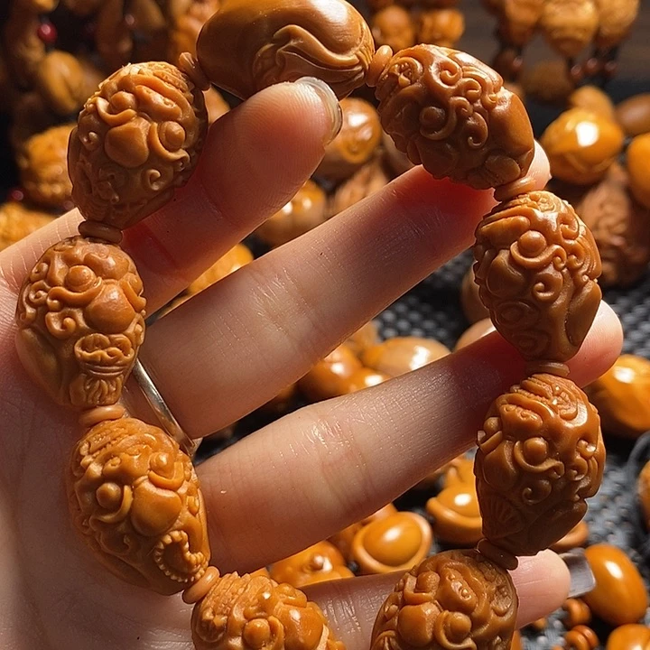 吊坠橄榄核貔貅手串