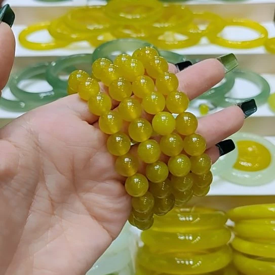 岫玉未镶嵌手串微瑕多样性发货拍一发一