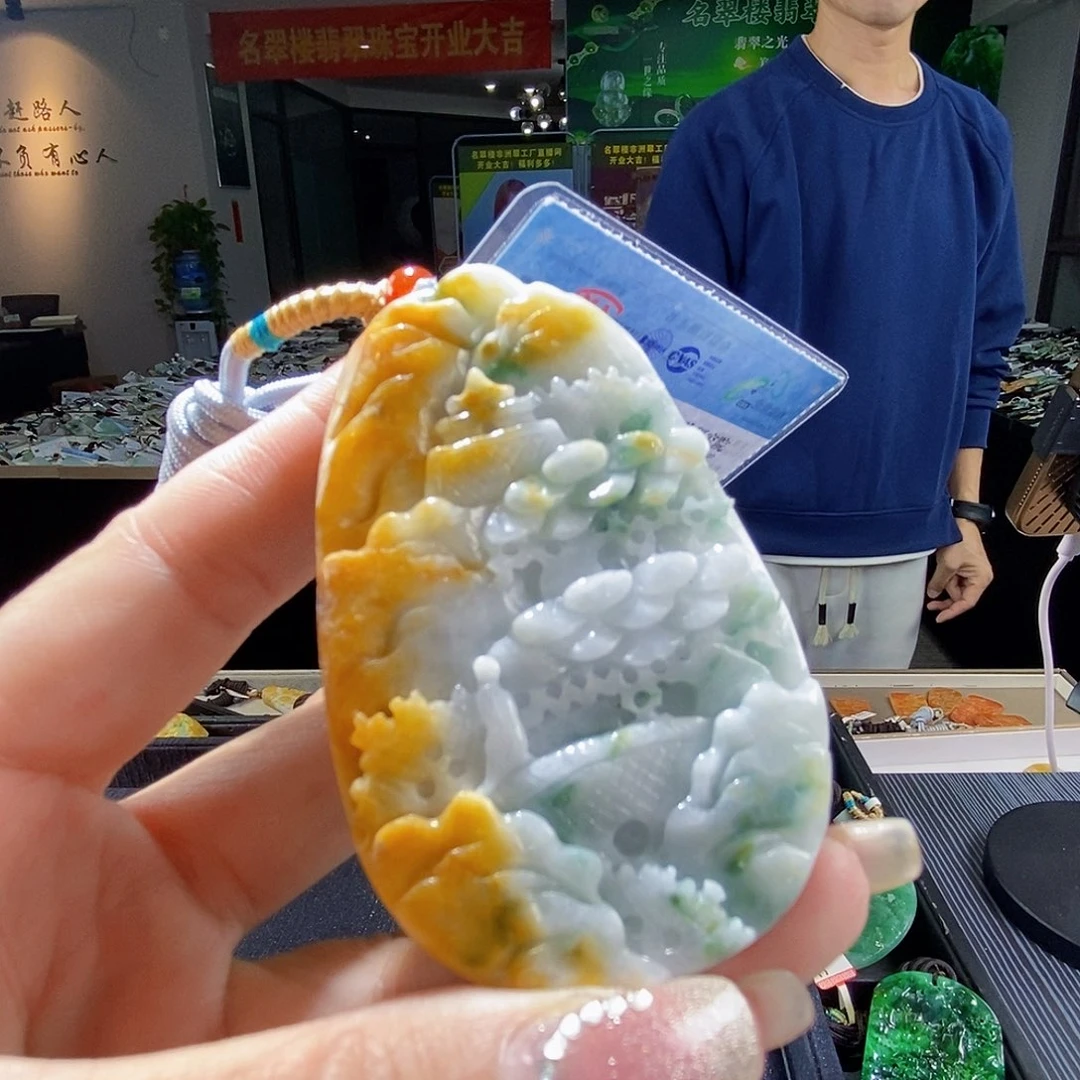 颈饰未镶嵌翡翠翡翠