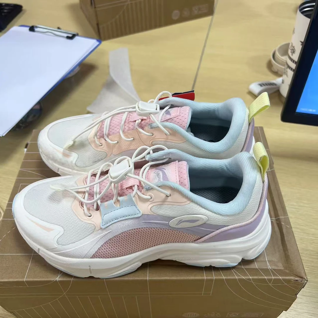 《B品以直播展示为准》底脏（X2080)李宁儿童休闲运动鞋YKCU106-2