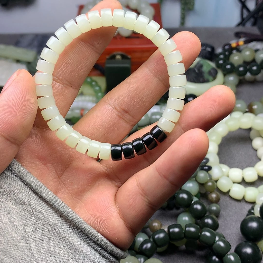 和田玉手链未镶嵌