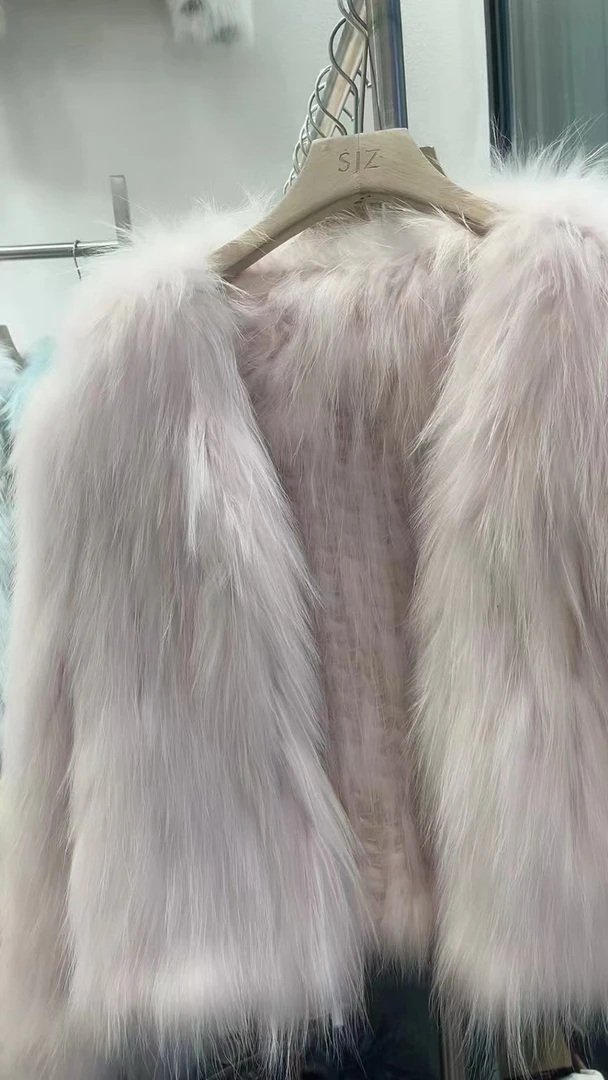 人造皮草 皮草50双面编织颜色好漂亮