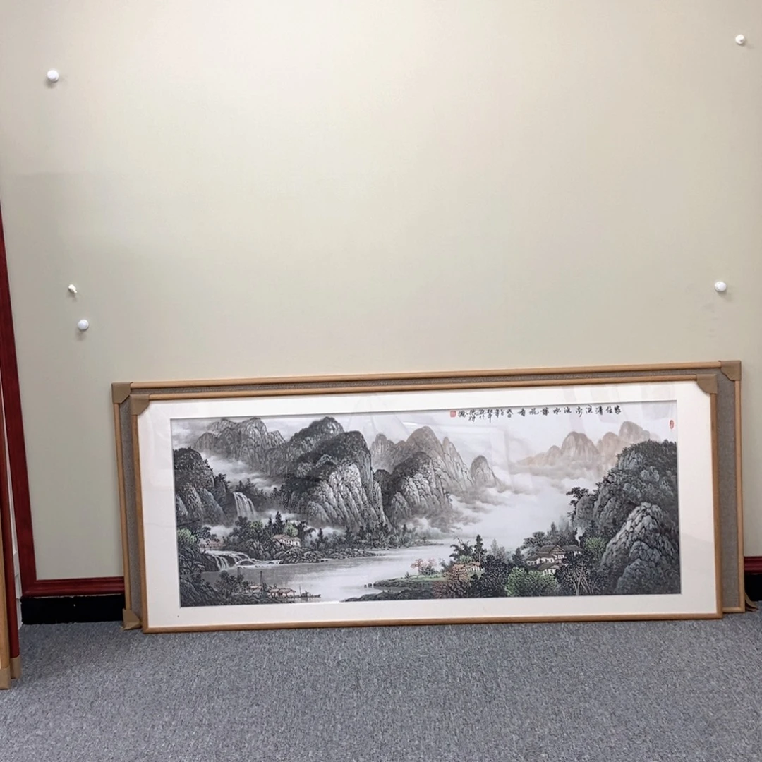 用***5国画杜平小六尺精品