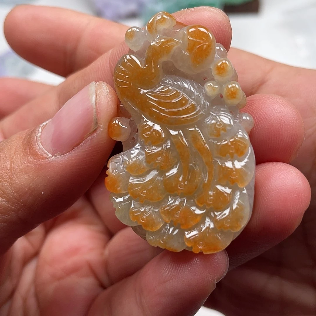 颈饰未镶嵌翡翠翡玉缘翡翠