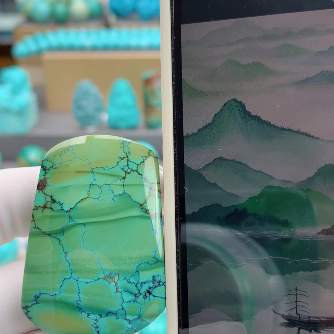 绿松石未镶嵌珠宝奇石