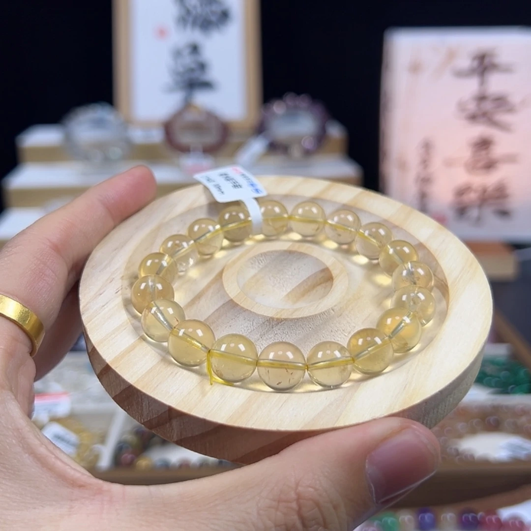 未镶嵌水晶手链黄水晶