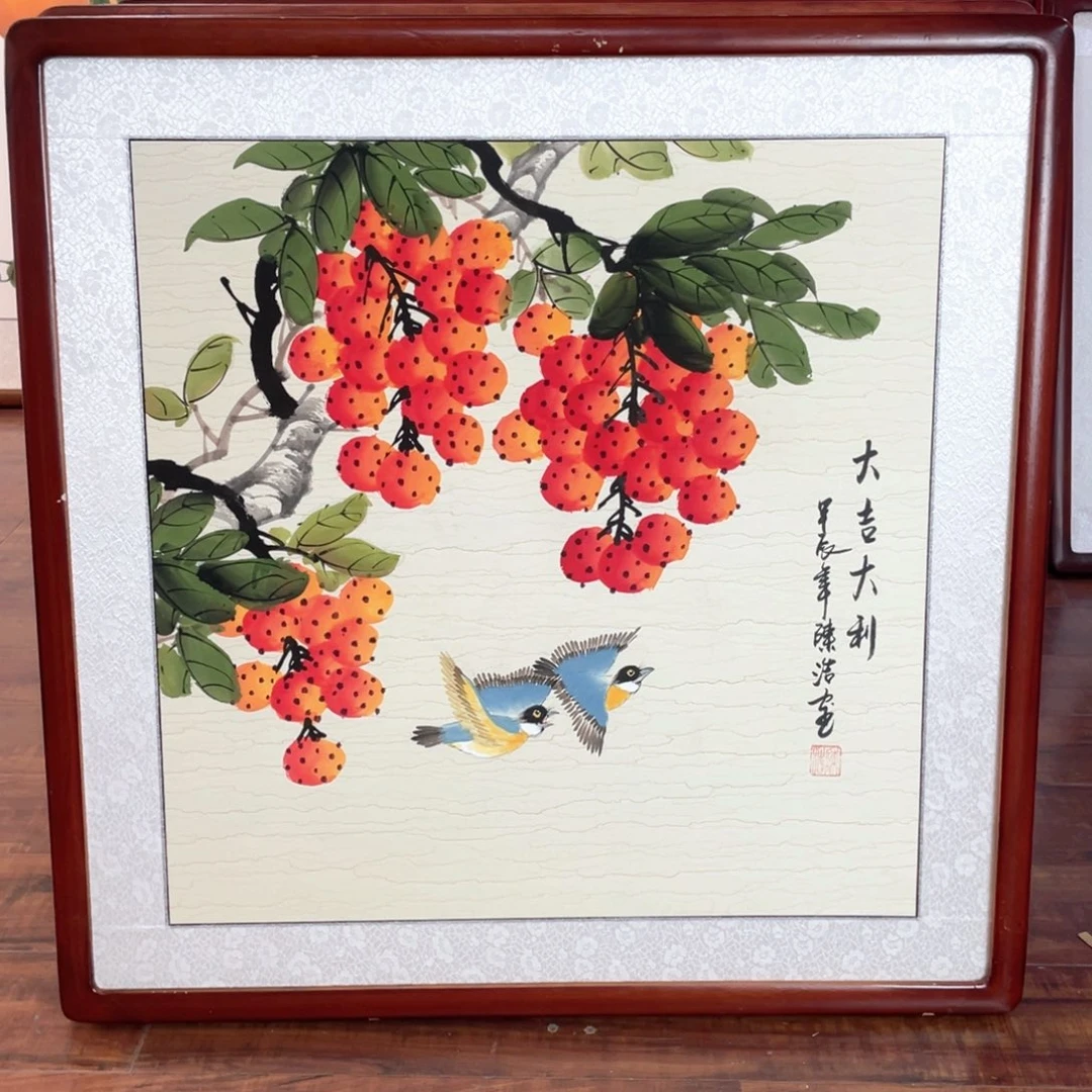 国画带框尺寸63*63厘米