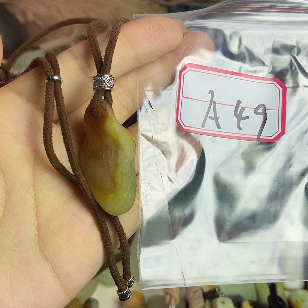蛇纹石玉手链未镶嵌✨****.