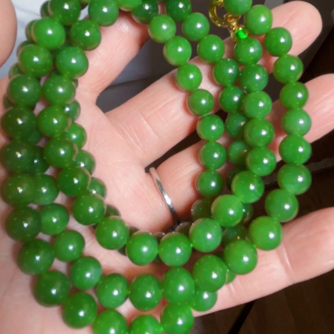 和田玉（碧玉）项链未镶嵌默*