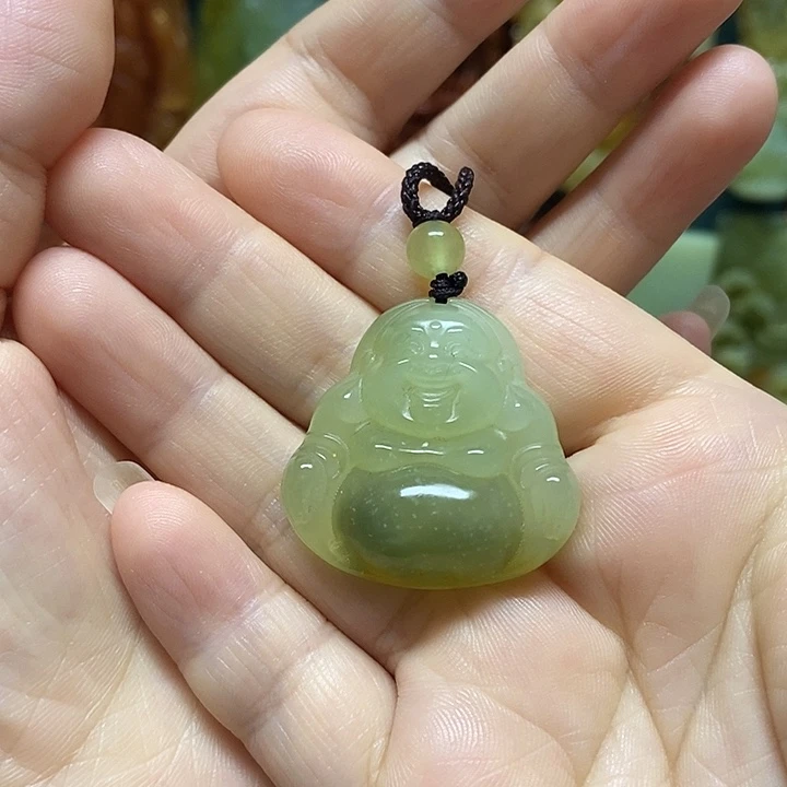 岫玉未镶嵌吊坠(赠链)