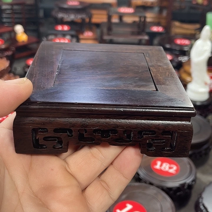 手工艺品琉璃红木底座工艺品