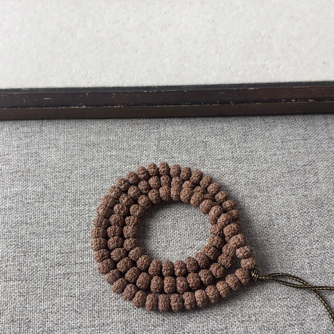 金刚菩提吊坠平细双圈 7.6